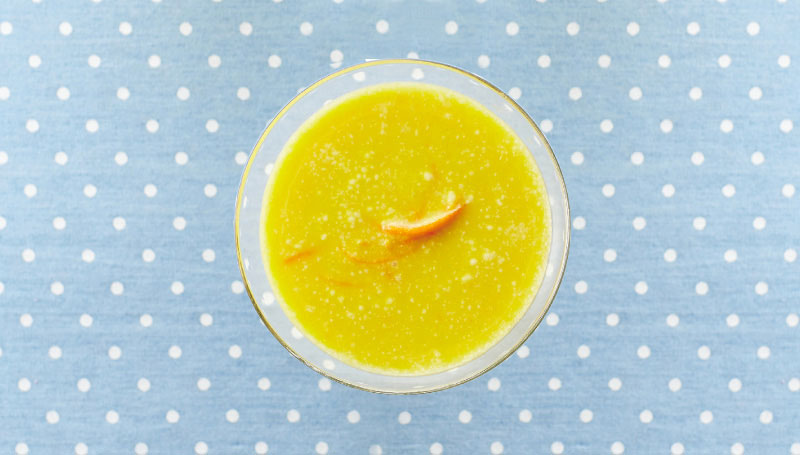 Orange Autumn Squash Juice