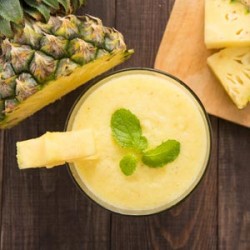 Pineapple Smoothie for Stronger Immunity and Bones