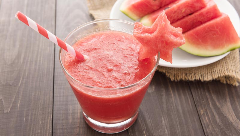 A Glass of Refreshing Watermelon Juice